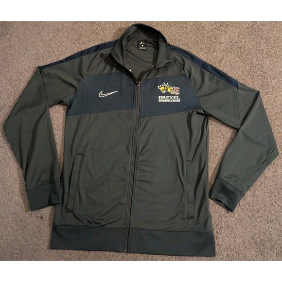 Nike Dri-Fit Drexel University Dragons Swimming Diving Team Issued Jacket Men's - Picture 1 of 6